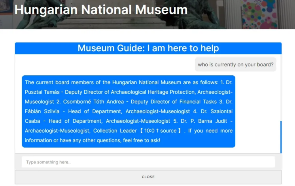 Have A ChatGPT Based Guide For Your Museum Yet? Try And Stump One Of Our 70 Museum Guides & Get Your’s Free